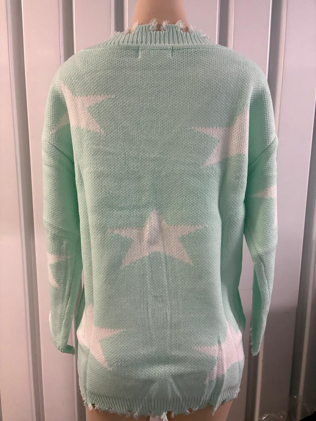 sueter oversize verde para mujer