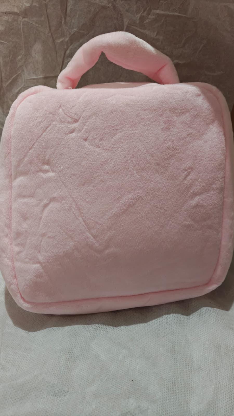 Bolso de peluche rosa my melody