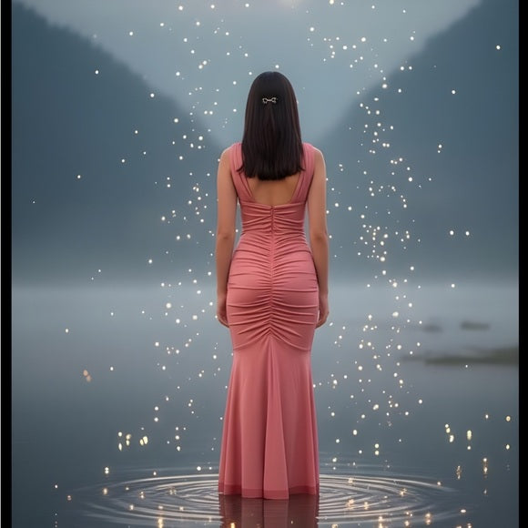 Long dress mermaid dress