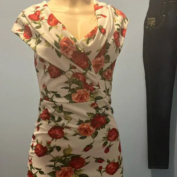 Beautiful dress with flowers