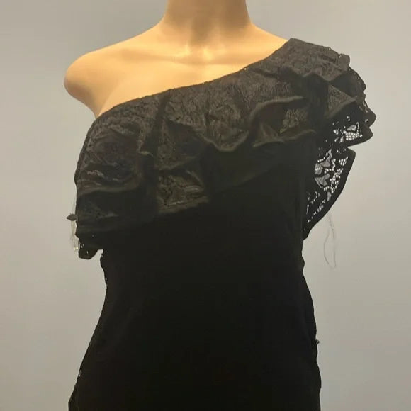 Party dark green dress