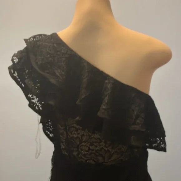 Party dark green dress