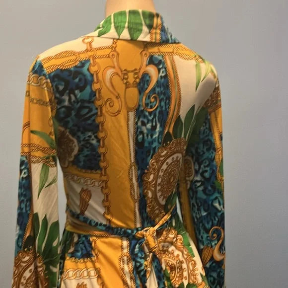 Buchón yellow mini dress