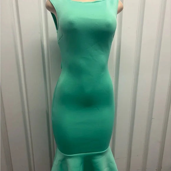 Sleeveless Mint Green Dress