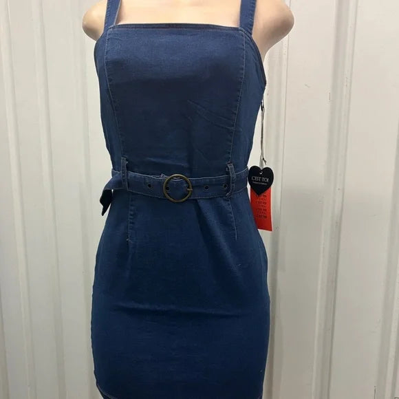 Women's Blue Denim Dress