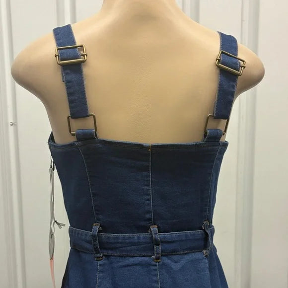 Women's Blue Denim Dress
