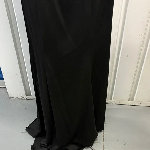 Dancing Queen Black Strapless Dress with Embellishments