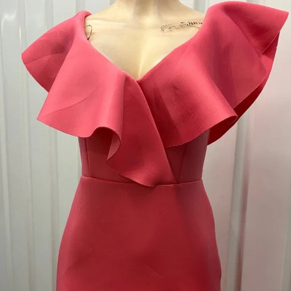 Va Va Voom One Shoulder Pink Dress