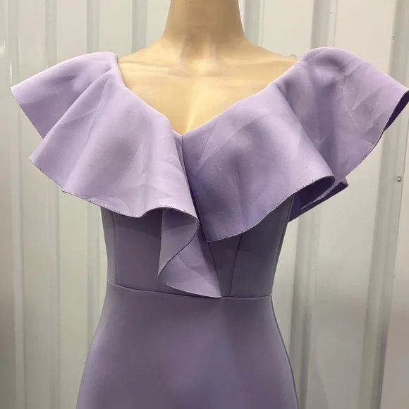 Va Va Voom Lilac High-Low Dress