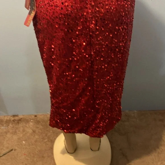 Glamorous One-Shoulder Red Dress