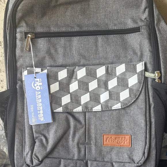 Gray Backpack for Men