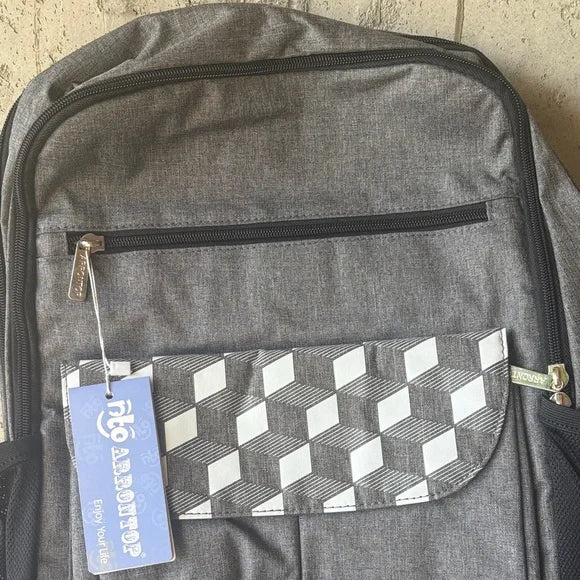 Gray Backpack for Men