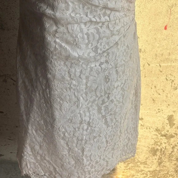 Elegant White Lace Dress Christina Wu