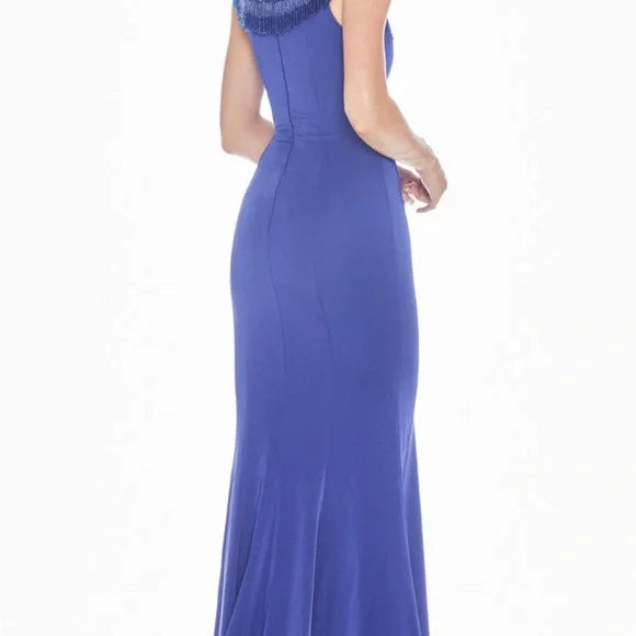 Royal Blue Maxi Dress unique piece