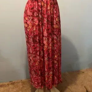 Cotton dress dark pink