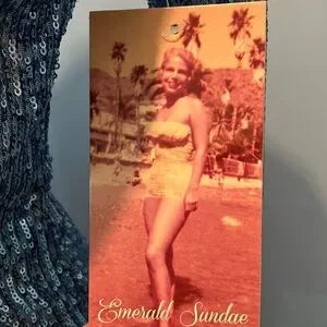 Emerald Sundae Blue Asymmetrical Wrap Bodycon Dress