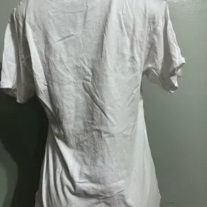 Black T-Shirt with Religious Graphic